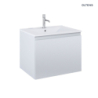 Zestaw Vernal umywalka z szafką 60 cm biały połysk/szary mat OLTENS 68012700
