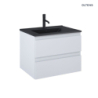 Zestaw Vernal umywalka z szafką 60 cm czarny mat/szary mat OLTENS 68036700