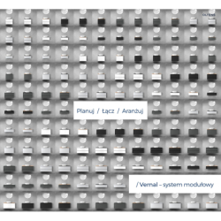 Vernal szafka 100 cm podumywalkowa wisząca z blatem biały połysk OLTENS 68117000