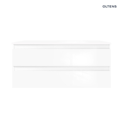 Vernal szafka 100 cm podumywalkowa wisząca z blatem biały połysk OLTENS 68117000