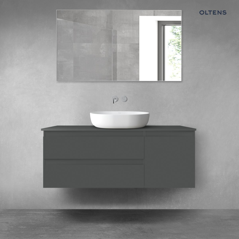 Vernal zestaw mebli łazienkowych 120 cm z blatem grafit mat OLTENS 68209400