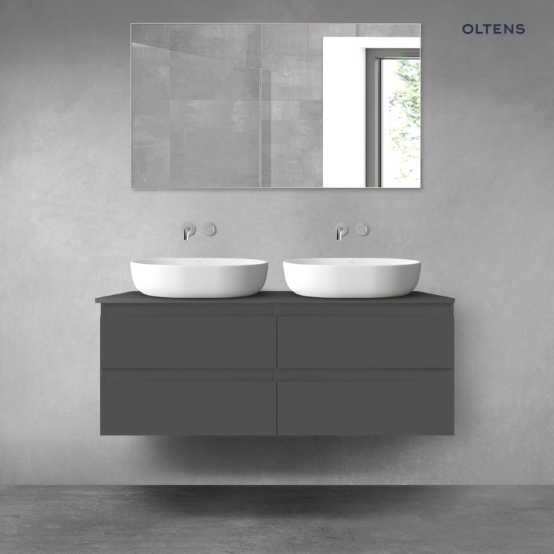 Vernal zestaw mebli łazienkowych 120 cm z blatem grafit mat OLTENS 68214400