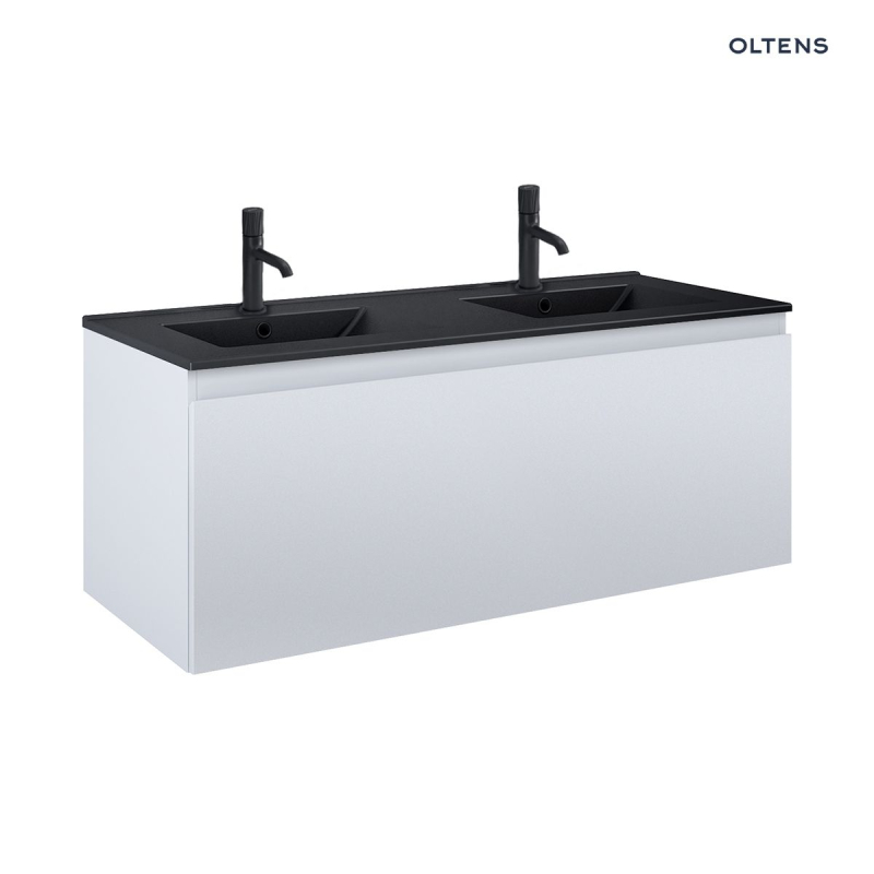 Vernal umywalka z szafką 120 cm czarny mat/szary mat OLTENS 68035700