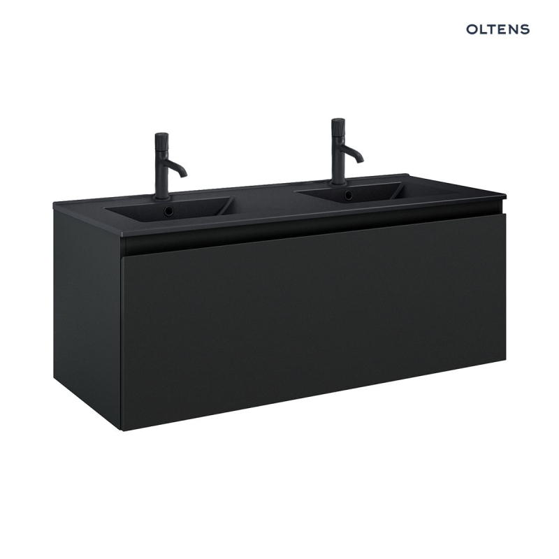 Vernal umywalka z szafką 120 cm czarny mat OLTENS 68035300