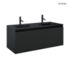 Vernal umywalka z szafką 120 cm czarny mat OLTENS 68035300