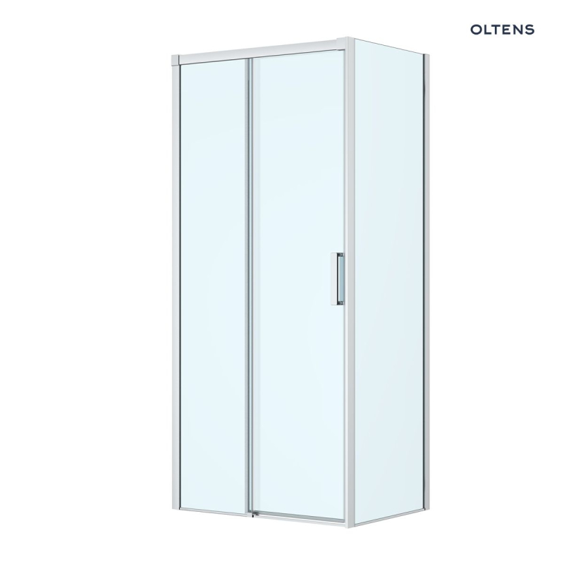 Breda kabina prysznicowa 100x80 cm prostokątna chrom/szkło przezroczyste OLTENS 20221100