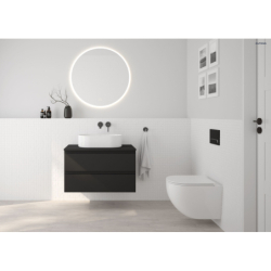 Zestaw Hamnes Kort miska WC wisząca PureRim SmartClean z deską wolnoopadającą biały OLTENS 42534000