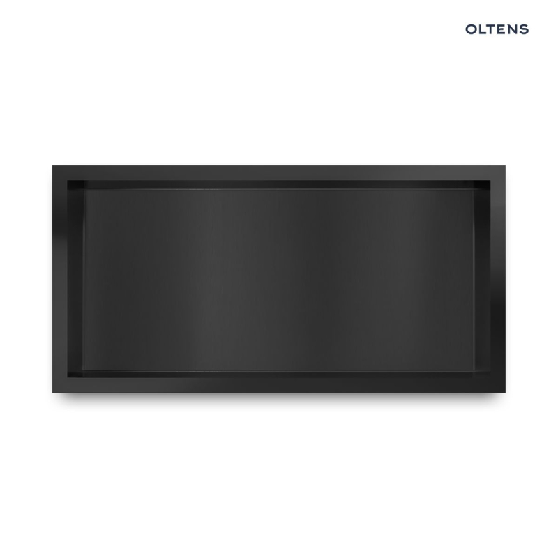 Grotta półka wnękowa 30x60x10 cm czarny mat OLTENS 97001300