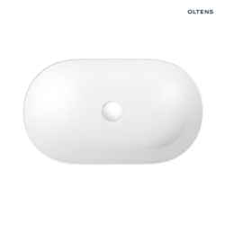 Lom Thin umywalka 52x30 cm nablatowa biała OLTENS 40328000