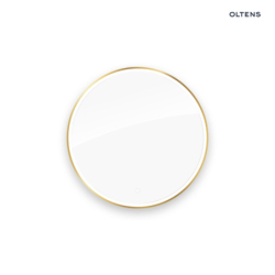 Nordlis lustro 80 cm okrągłe z oświetleniem LED i systemem Klarglas OLTENS 64101800