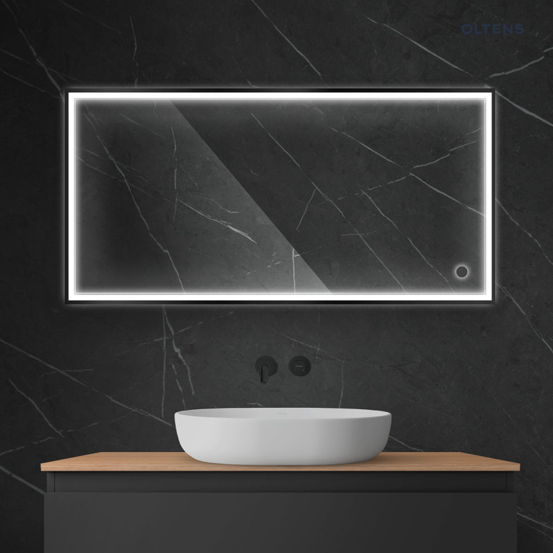 Nordlis lustro 60x120 cm prostokątne z oświetleniem LED i systemem Klarglas OLTENS 64107300