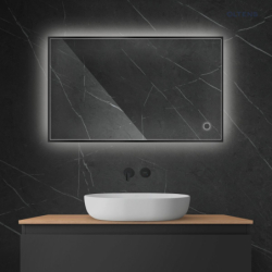 Nordlis lustro 60x100 cm prostokątne z oświetleniem LED i systemem Klarglas OLTENS 64111300