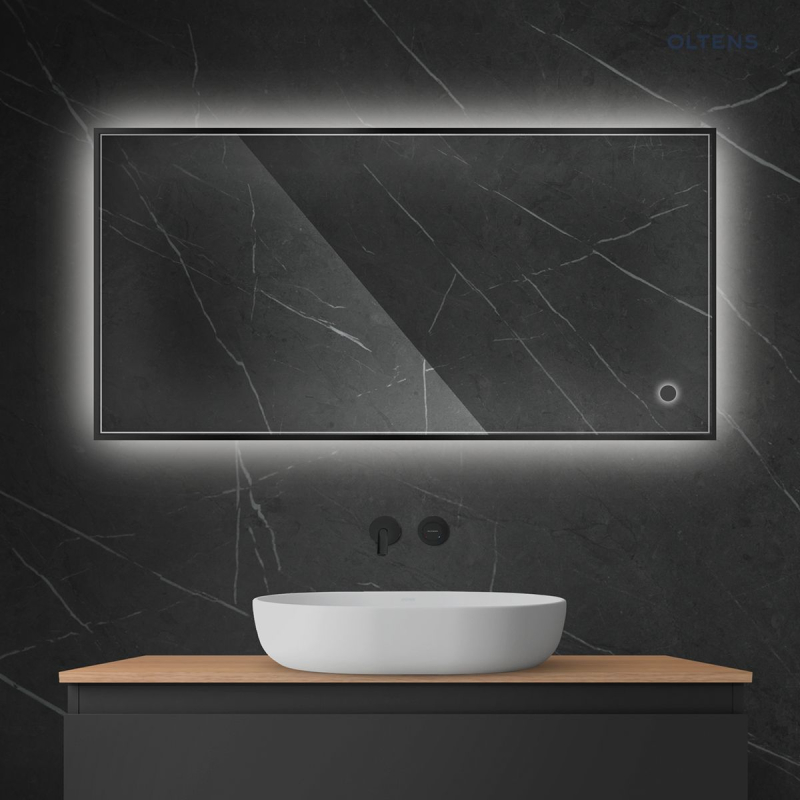Nordlis lustro 60x120 cm prostokątne z oświetleniem LED i systemem Klarglas OLTENS 64112300
