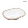 Gapa umywalka 56x41 cm podblatowa z powłoką SmartClean owalna biała OLTENS 40604000
