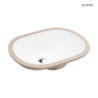 Gapa umywalka 56x41 cm podblatowa z powłoką SmartClean owalna biała OLTENS 40604000