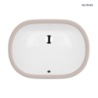 Gapa umywalka 56x41 cm podblatowa z powłoką SmartClean owalna biała OLTENS 40604000