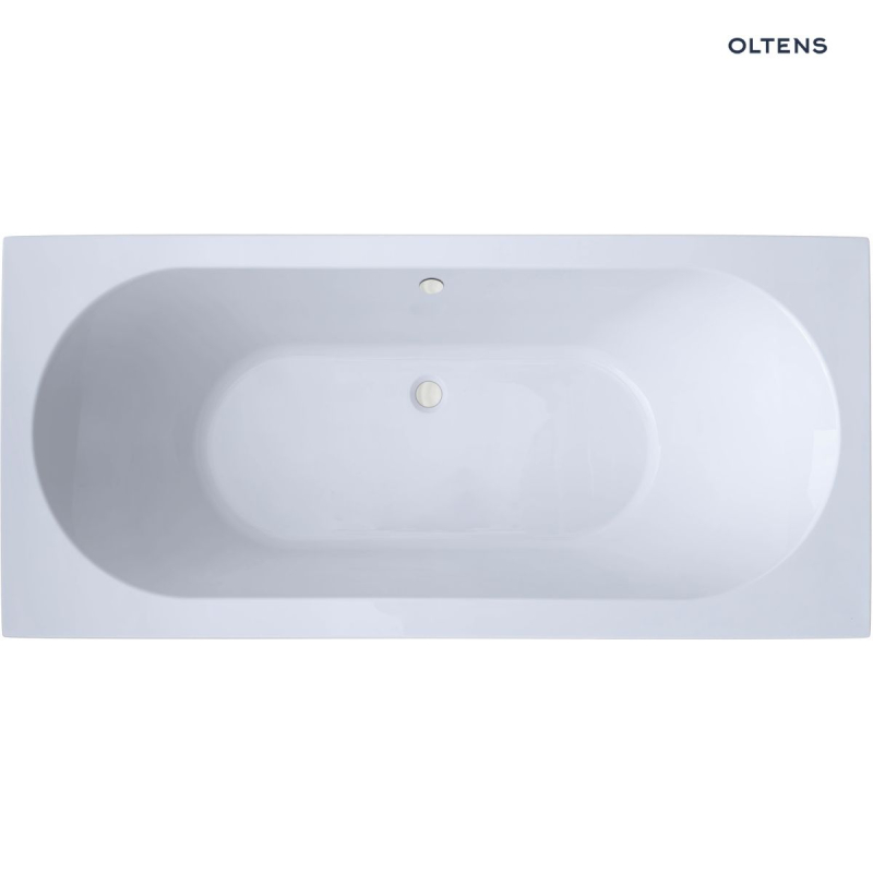 Lykke wanna 180x80 cm prostokątna akrylowa biała OLTENS 10014000