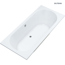 Lykke wanna 180x80 cm prostokątna akrylowa biała OLTENS 10014000