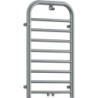 Grzejnik łazienkowy - wysokość 85 cm Silia stalowy mat DEANTE AGI_FG31