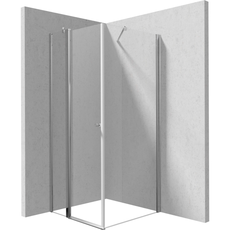 Kabina prysznicowa kwadratowa 90x90 cm Kerria Plus chrom DEANTE KKN0U09S09