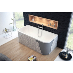 Arana Wanna Do Ściany 180X85 Biała EXCELLENT WAEX.ARA18WH