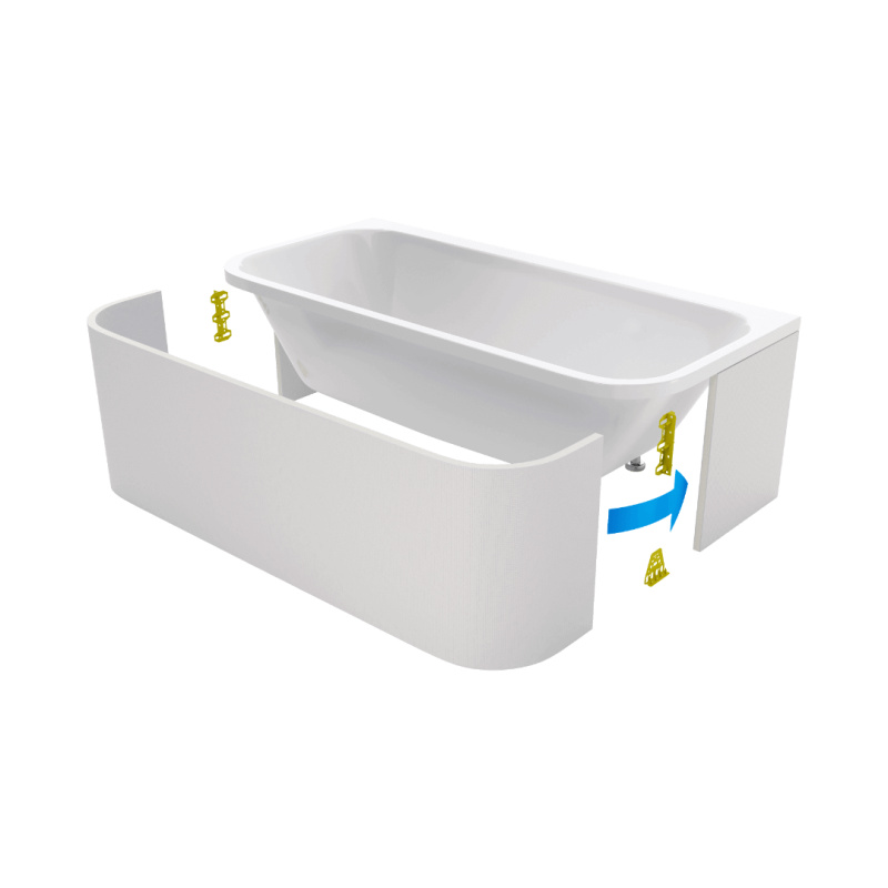 Obudowa Flex do Wanny Arana EXCELLENT OBEX.ARA.18WH