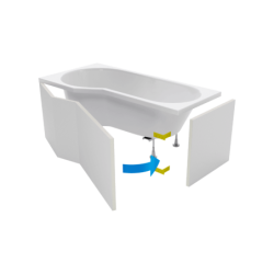 Obudowa Flex do Wanny Be Spot EXCELLENT OBEX.BSF.16WH