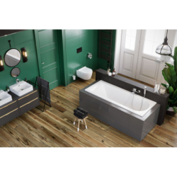Aurum Wanna 160X70 Biała Slim EXCELLENT WAEX.AUR16WHS