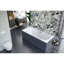 Oceana Wanna 160X75 Biała Slim. EXCELLENT WAEX.OCE16WHS