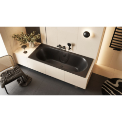Oceana Slim wanna prostokątna 170X75 cm czarny mat EXCELLENT WAEX.OCE17BLMS