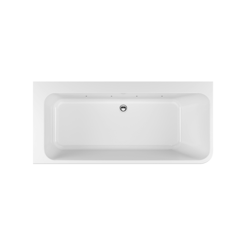 System podwodnego oświetlenia 4-LED z wanną narożną Lila 2.0, 160 cm, lewą EXCELLENT WAEX.LIL2.LED4160LWHN