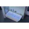 System podwodnego oświetlenia 4-LED z wanną narożną Lila 2.0, 160 cm, lewą EXCELLENT WAEX.LIL2.LED4160LWHN
