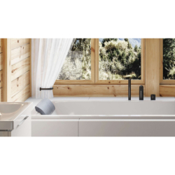 PI Bateria Wannowa 3-otworowa czarny EXCELLENT AREX.1234BL