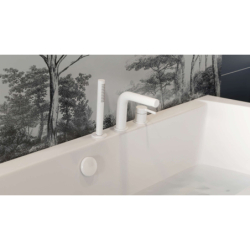 PI Bateria Wannowa 3-otworowa biały mat EXCELLENT AREX.1234WH
