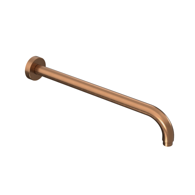 Ramię prysznicowe ścienne 40 cm okrągłe, miedziany szczotkowany EXCELLENT AREX.3140CB