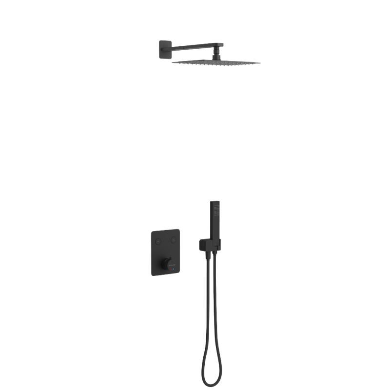 Krotos Bateria Prysznic-Wanna P/T, 2 wyj EXCELLENT AREX.SET.8045BL