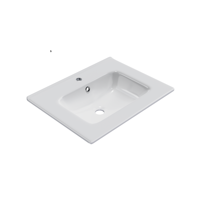 Pik umywalka meblowa 61x46,5 cm prostoką  EXCELLENT CEEX.6517.600.WH