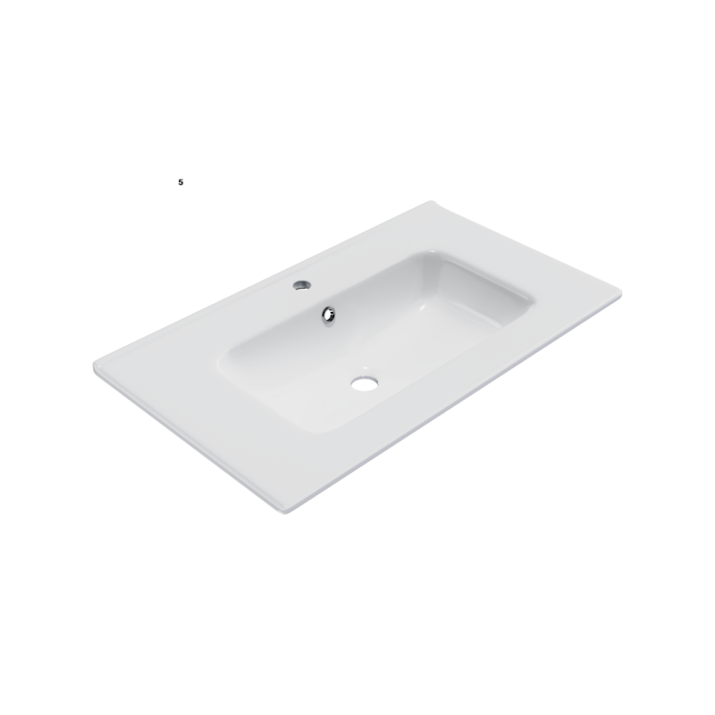 Pik umywalka meblowa 81x46,5 cm prostoką  EXCELLENT CEEX.6517.800.WH