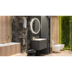 Corido Lustro LED 80cm Okrągłe Złote EXCELLENT DOEX.CO080.GL