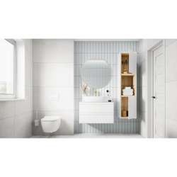 Virro lustro łazienkowe 60 cm okrągłe, złoty szczotkowany EXCELLENT DOEX.VI060.GB