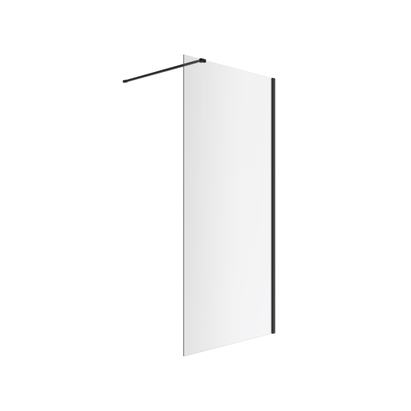 Vidoq walk-in ścianka 120x200cm czarna EXCELLENT KAEX.1506.1200.LP.BL