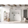Vidoq walk-in ścianka 120x200cm czarna EXCELLENT KAEX.1506.1200.LP.BL