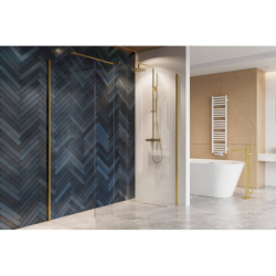 Vidoq łącznik wsporników ścianek kabiny walk-in, złoty połysk EXCELLENT KAEX.1508.CON.GL