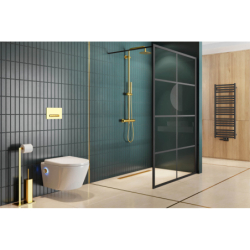 Fabrika Walk-in Ścianka 120X200 Czarna EXCELLENT KAEX.4006.1200.LP