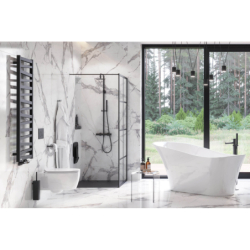 Fabrika Walk-in Ścianka 120X200 Czarna EXCELLENT KAEX.4006.1200.LP