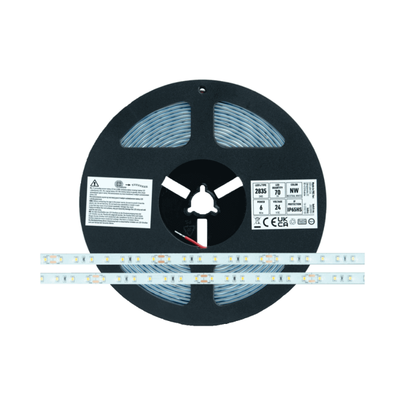 Taśma LED wodoodporna IP65, 120 LED/m napięcie 24V, moc 12W/m, biała zimna, 5m EXCELLENT LIOS.L120/24V12W.CW.IP65