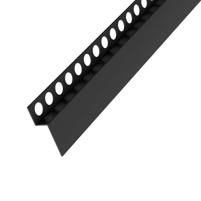 Profil brodzikowy 120 cm, spadkowy czołowy, stal nierdzewna, czarny mat EXCELLENT LIPSBSCZ.C/120