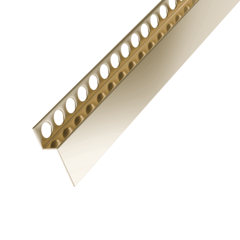 Profil brodzikowy 120 cm, spadkowy czołowy, stal nierdzewna, złoty, polerowany EXCELLENT LIPSBSZ.C/120