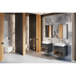 Tuto Szafka Z Blatem 80 Szary/Dąb EXCELLENT MLEX.0102.800.GRBL