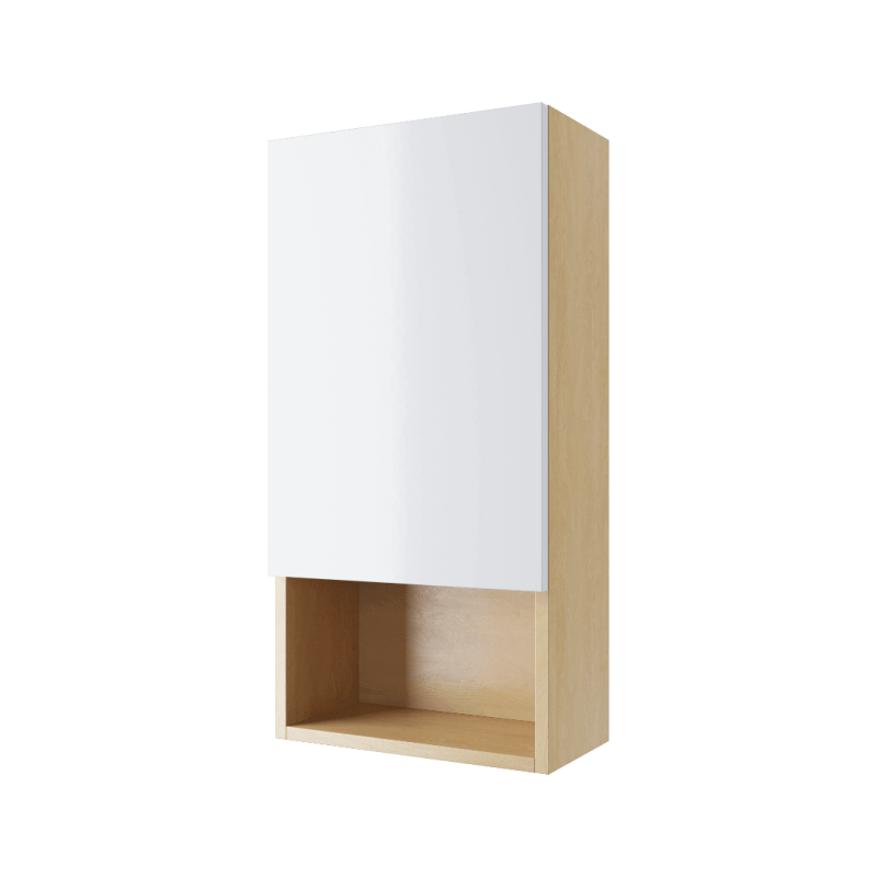 Tuto Szafka Wisz.Lewa Front 40x80 Bia/Dą EXCELLENT MLEX.0105.400.BLWH